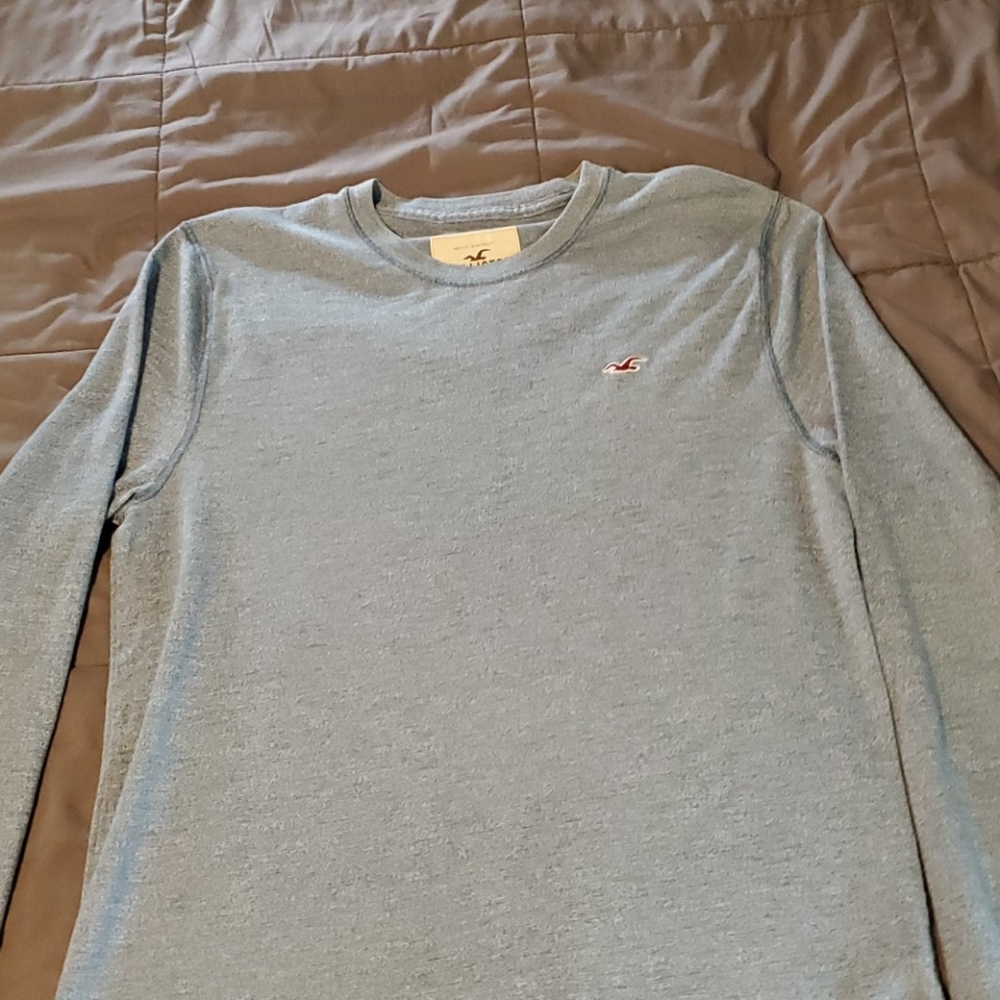 Blue long sleeve Hollister